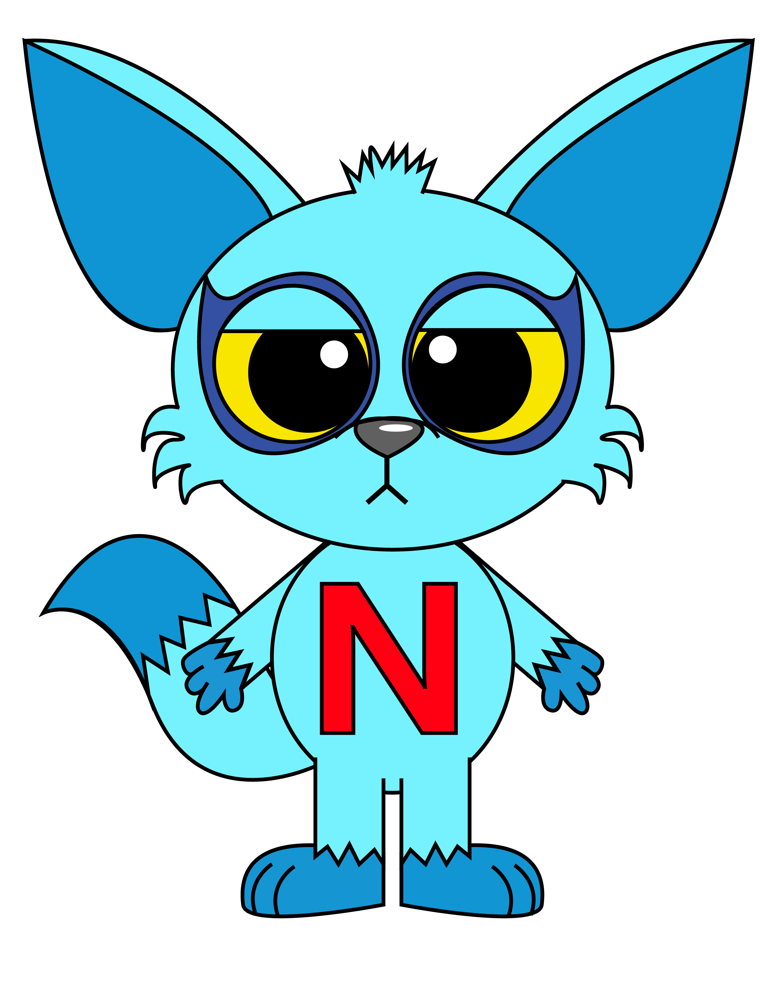 Letter Critter N